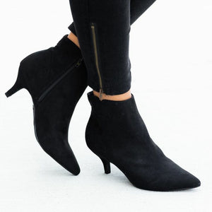 Suede Ankle Booties