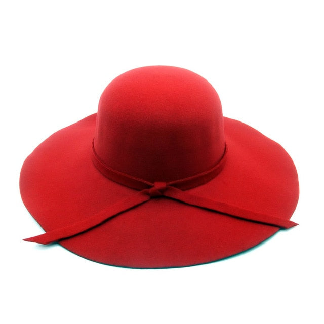 Autumn winter Summer Sun hat with waves large brim sunbonnet.
