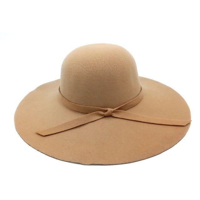 Autumn winter Summer Sun hat with waves large brim sunbonnet.