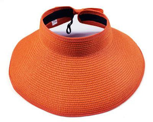 Spring Summer Visors Cap Foldable Wide Large Brim