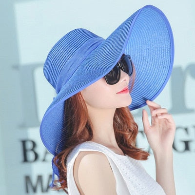 Elegant Style Summer Hat with a  Big Bow